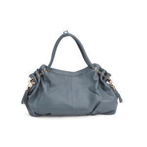 AMERILEATHER Steel Made In Italy Leather Musette Handbag